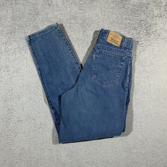 Levi's Denim - Vintage Levis 900 Series Jean Womens 9 Blue Relaxed Tapered Fit High Waist #2923